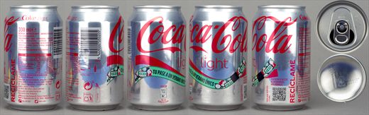 Espanha - Coca-Cola light verao 330ml 2024