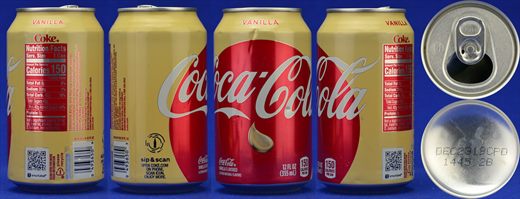 EUA - Coca-Cola Vanilla 355ml 2019