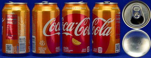 EUA - Coca-Cola Orange Vanilla 355ml 2019
