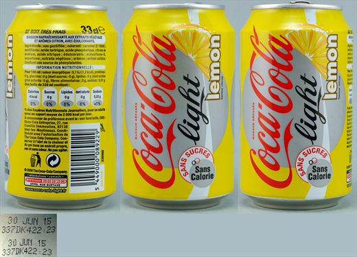 Franca - Coca-Cola Light Limon 330ml 2015