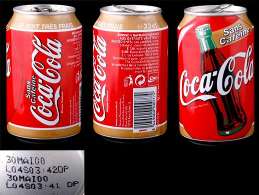 Franca - Coca-Cola sans cafeine 330ml 2000