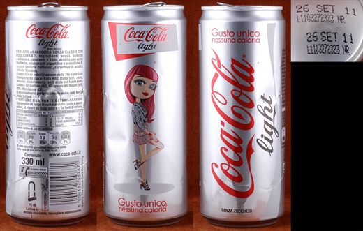 Italia - Coca-Cola light 330ml 2011-09-26