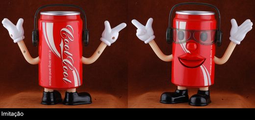 Coca-Cola - Lata dancarina (Imitacao)