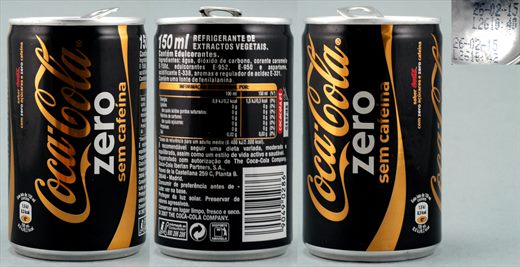Portugal - Coca-Cola zero sem cafeina 150ml 2015-02-26