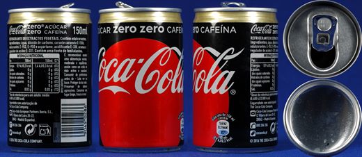 Portugal - Coca-Cola zero sem cafeina 150ml