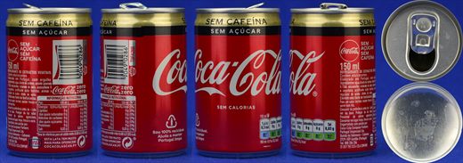 Portugal - Coca-Cola Zero sem cafeina 150ml 2019