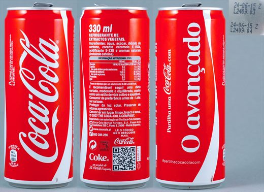 Portugal - Coca-Cola bola classic alta (O avancado) 330ml - 2015-06-24