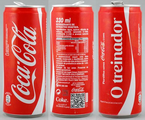 Portugal - Coca-Cola bola classic alta (O treinador) 330ml