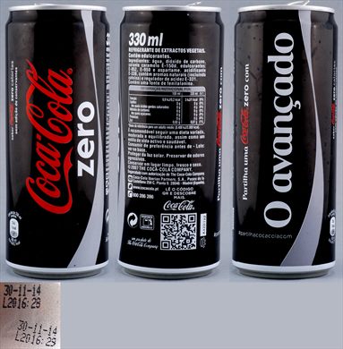 Portugal - Coca-Cola bola zero alta (O avancado) 330ml - 2014-11-30