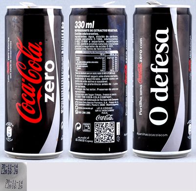 Portugal - Coca-Cola bola zero alta (O defesa) 330ml - 2014-11-30