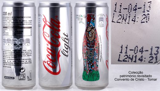 Portugal - Coca-Cola light - Coleccao patrimonio revisitado - Convento de Cristo - Tomar