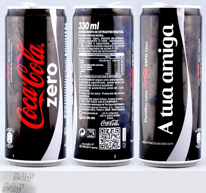 Portugal - Coca-Cola parentesco zero alta (A tua amiga) 330ml - 2015-01-05