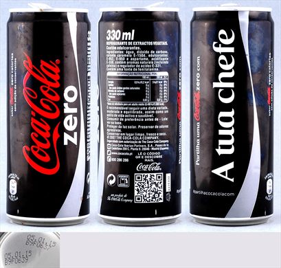 Portugal - Coca-Cola parentesco zero alta (A tua chefe) 330ml - 2015-01-05