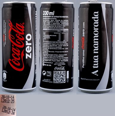 Portugal - Coca-Cola parentesco zero alta (A tua namorada) 330ml - 2014-10-28