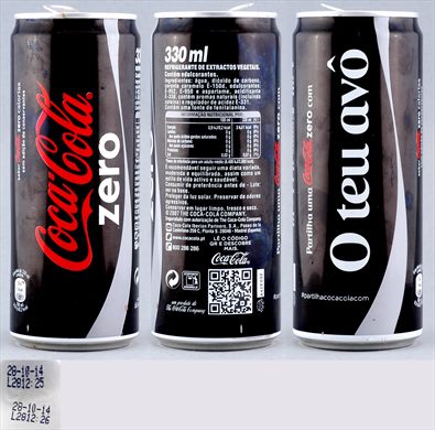 Portugal - Coca-Cola parentesco zero alta (O teu avo) 330ml - 2014-10-28