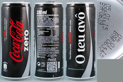 Portugal - Coca-Cola parentesco zero alta (O teu avo) 330ml - 2015-01-15