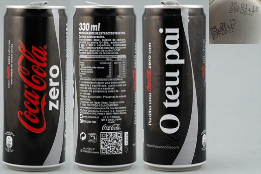 Portugal - Coca-Cola parentesco zero alta (O teu pai) 330ml - 2015-01-05