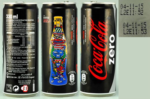 Portugal - Coca-Cola Zero - Coleccao patrimonio revisitado - Torre de Belem 2015-11-04