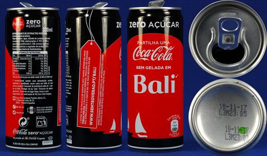 Portugal - Coca-Cola localidades alta (Bali) 330ml - 2017-11-10