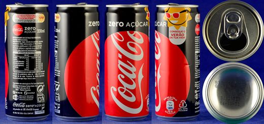 Portugal - Coca-Cola zero alta (Verao) 330ml - 2018-11-22