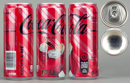 Portugal - Coca-Cola Natal zero alta 330ml 2026