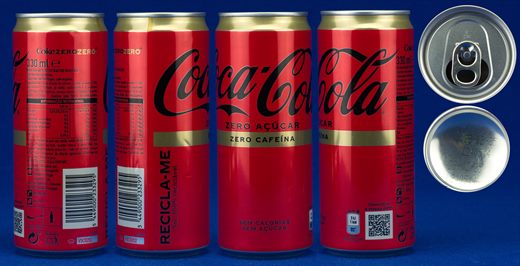Portugal - Coca-Cola Zero Acucar Zero Cafeina 330ml
