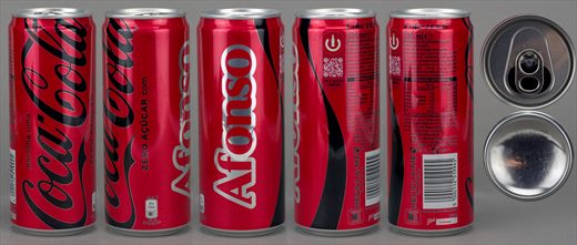 Portugal - Coca-Cola Zero nome (Afonso) 330ml 2025