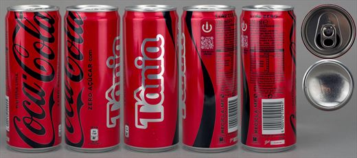 Portugal - Coca-Cola Zero nome (Tania) 330ml 2025