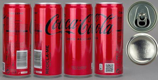 Portugal - Coca-Cola zero recicla-me 330ml 2025