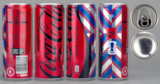 Portugal - Coca-Cola zero FIFA 2026 USA 330ml 2026