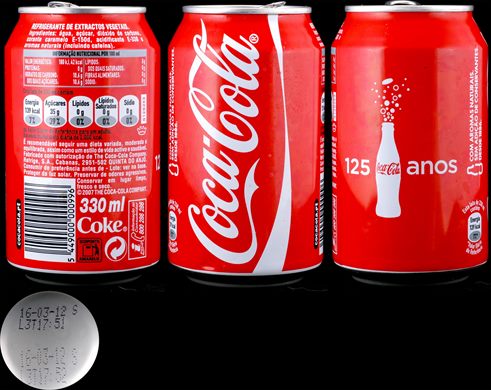 Portugal - Coca-Cola Classic 125 anos 330ml 2012-03-16