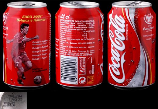 Portugal - Coca-Cola Classic Euro 2004 330ml 00