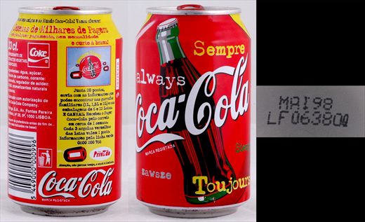 Portugal - Coca-Cola Classic pagers 330ml