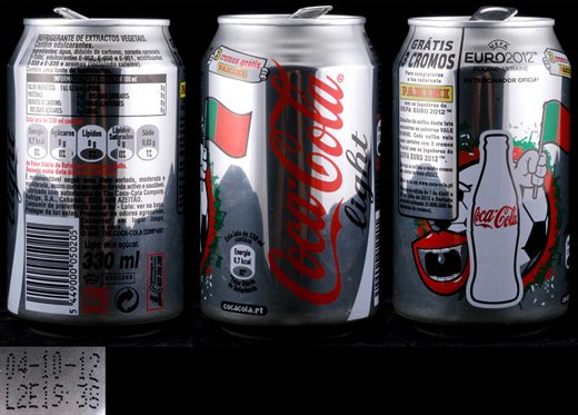 Portugal - Coca-Cola Light Euro 2012 330ml - 2012-10-04