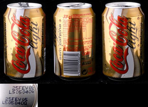 Portugal - Coca-Cola Light sem cafeina 330ml 2005-02