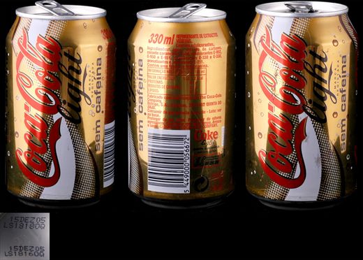 Portugal - Coca-Cola light sem cafeina 330ml 2005-12