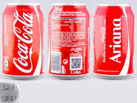 Portugal - Coca-Cola nome classic (Ariana) 330ml - 2015-06-07