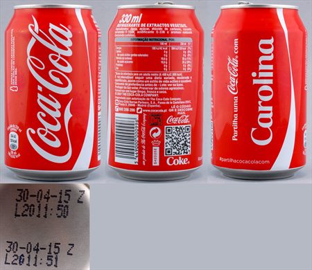 Portugal - Coca-Cola nome classic (Carolina) 330ml - 2015-04-30