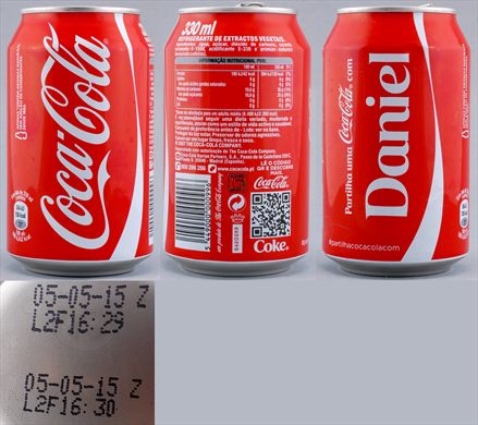 Portugal - Coca-Cola nome classic (Daniel) 330ml - 2015-05-05
