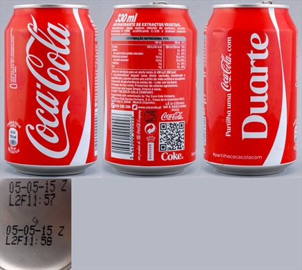 Portugal - Coca-Cola nome classic (Duarte) 330ml - 2015-05-05