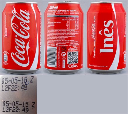 Portugal - Coca-Cola nome classic (Ines) 330ml - 2015-05-05
