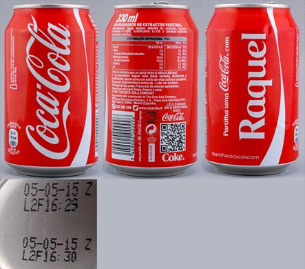 Portugal - Coca-Cola nome classic (Raquel) 330ml - 2015-05-05