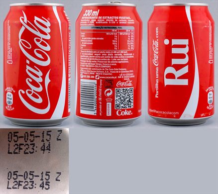 Portugal - Coca-Cola nome classic (Rui) 330ml - 2015-05-05