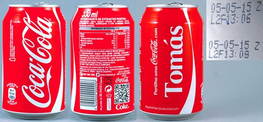Portugal - Coca-Cola nome classic (Tomas) 330ml - 2015-05-05