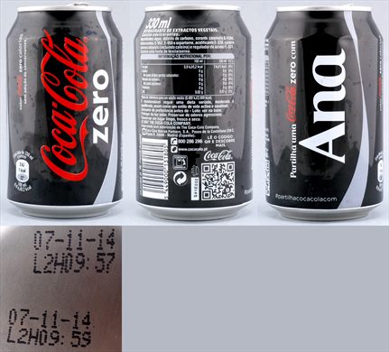 Portugal - Coca-Cola nome zero (Ana) 330ml - 2014-11-07