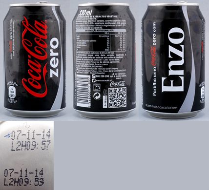 Portugal - Coca-Cola nome zero (Enzo) 330ml - 2014-11-07