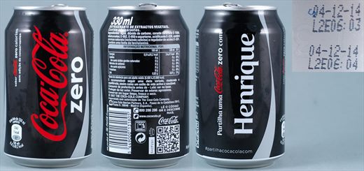 Portugal - Coca-Cola nome zero (Henrique) 330ml - 2014-12-04