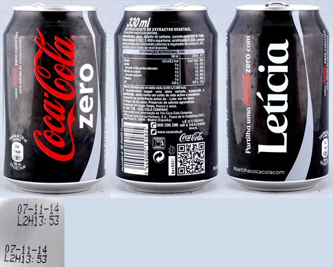 Portugal - Coca-Cola nome zero (Leticia) 330ml - 2014-11-07