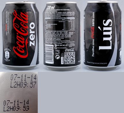 Portugal - Coca-Cola nome zero (Luis) 330ml - 2014-11-07