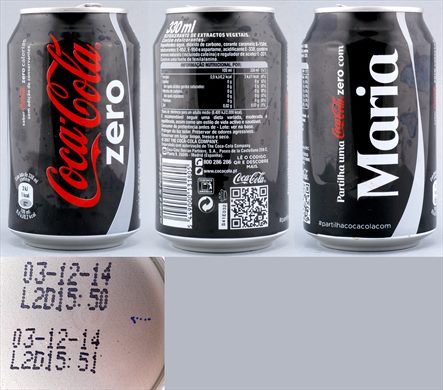 Portugal - Coca-Cola nome zero (Maria) 330ml - 2014-12-03